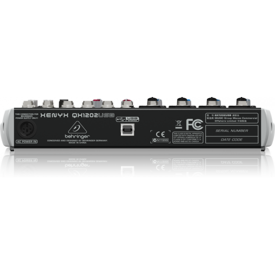 BEHRINGER アナログミキサー XENYX QX1202USB Behringer | Product | XENYX QX1204USB